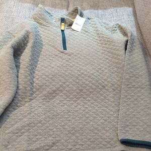 J. Crew Kids Quilted Jacket in Gray and Teal